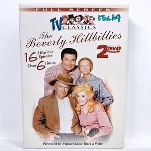 The Beverly Hillbillies TV Classics Vol 2 DVD 16 Episodes B&W Full Screen 6 Hour